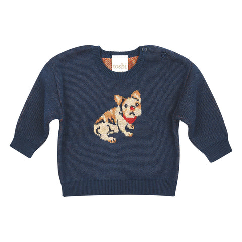 Toshi Organic Pullover Storytime -Frenchie