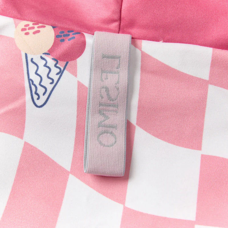 Lesimo Sand Free Kids Hooded Towel - Ice Cream with free wet bag