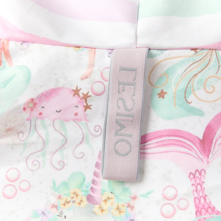 Lesimo Sand Free Kids Hooded Towel - Mermaid Melody with free wet bag