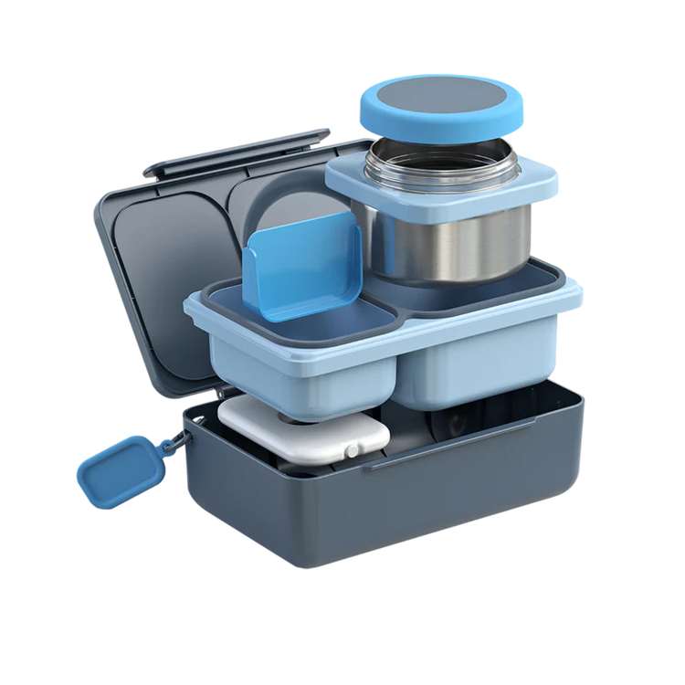 OmieBox UP Hot & Cold Bento Box- Graphite