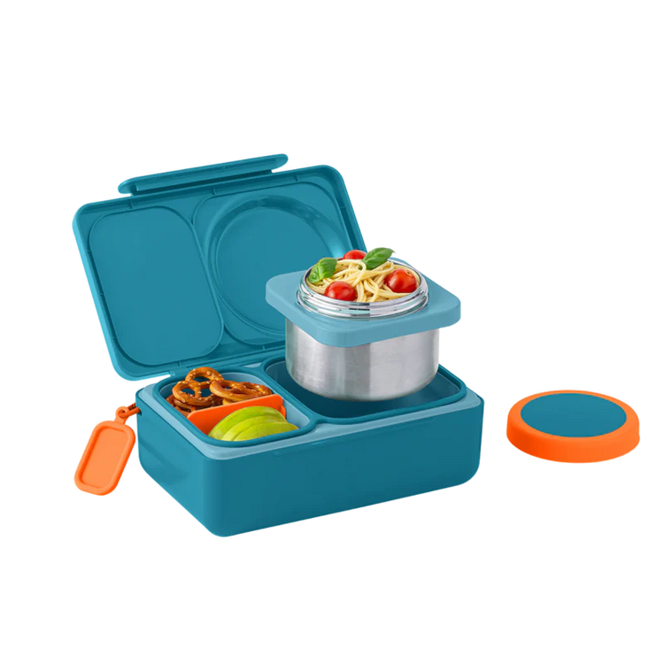 OmieBox UP Hot & Cold Bento Box- Teal Green