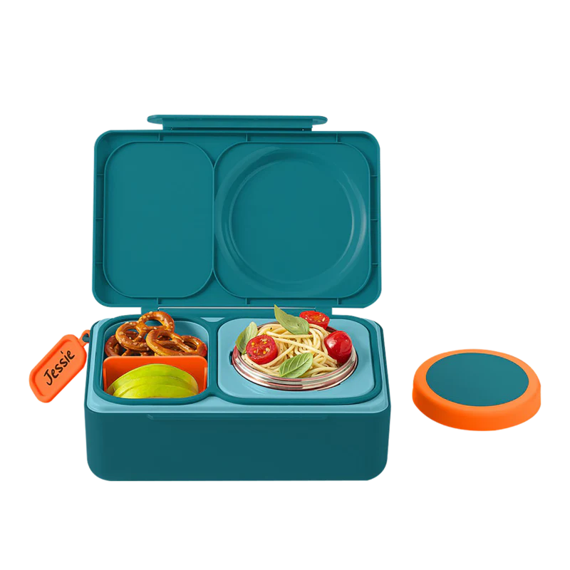 OmieBox UP Hot & Cold Bento Box- Teal Green