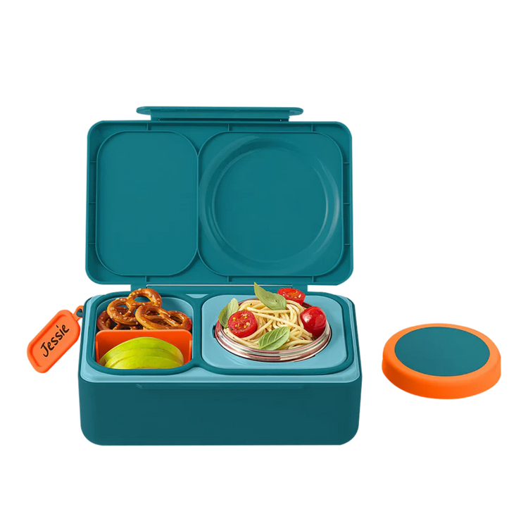 OmieBox UP Hot & Cold Bento Box- Teal Green