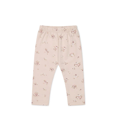 Jamie Kay Organic Cotton Everyday Legging - Petite Fleur Soft Peony