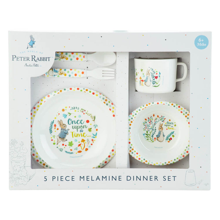 Peter Rabbit 5 PIECE MELAMINE DINNER SET