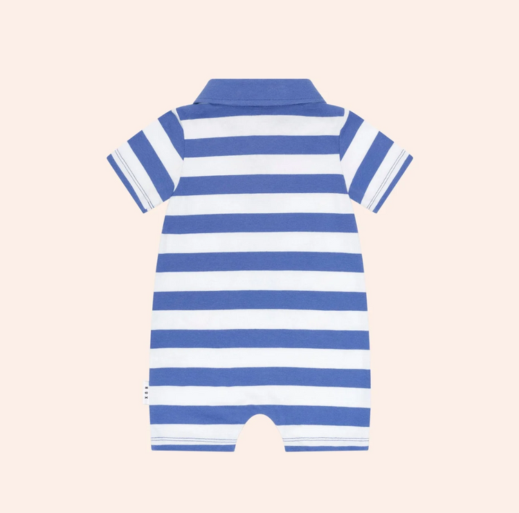 Huxbaby Peekaboo Hux Polo Romper
