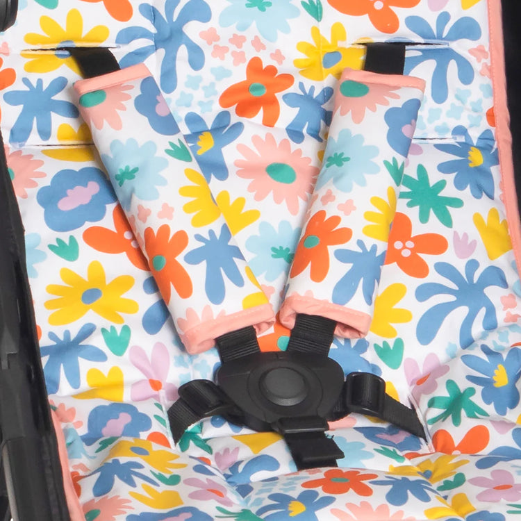 ALL4ELLA Harness Covers & Pram Pegs - Bright Floral