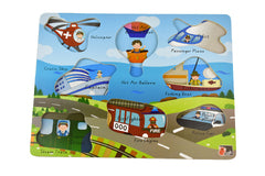 2 IN 1 TRANSPORT PEG PUZZLE