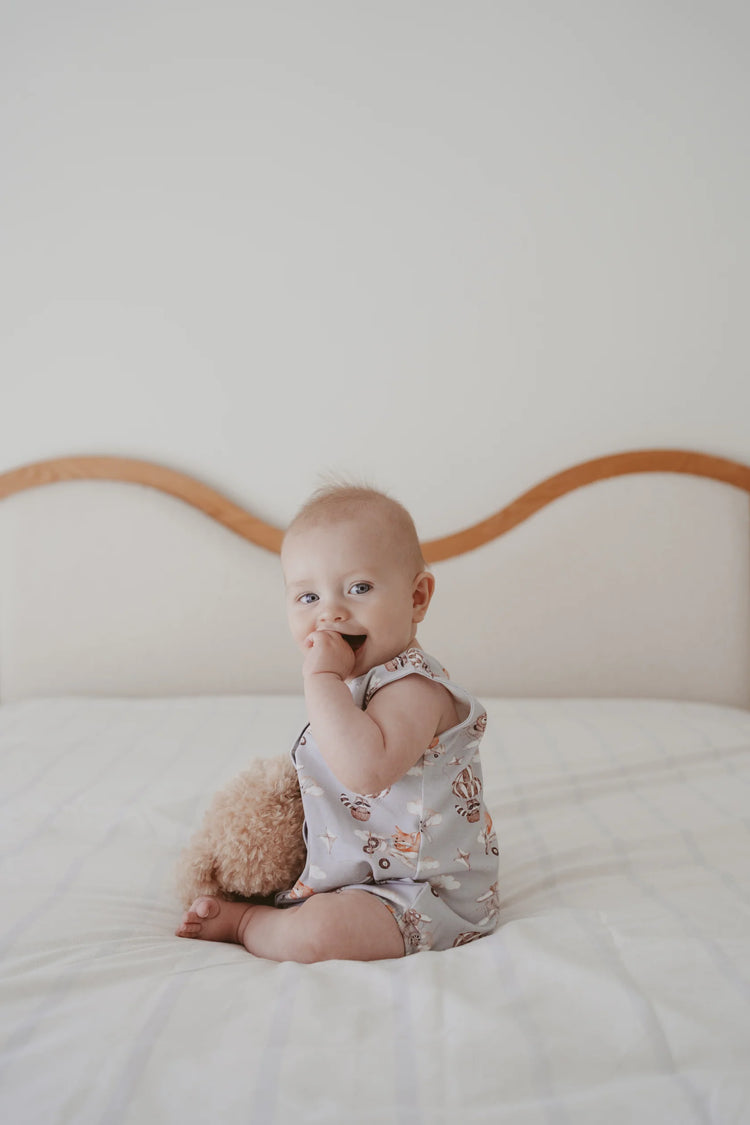 Aster&Oak FLYING FRIENDS BUBBLE ROMPER