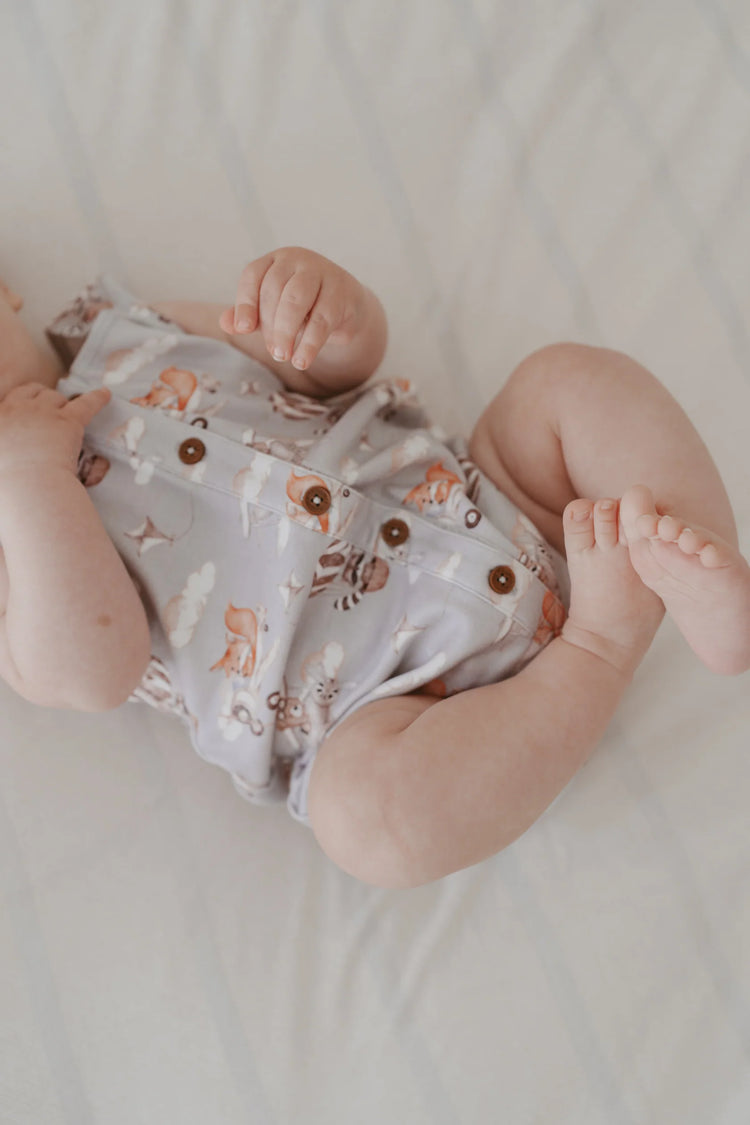 Aster&Oak FLYING FRIENDS BUBBLE ROMPER