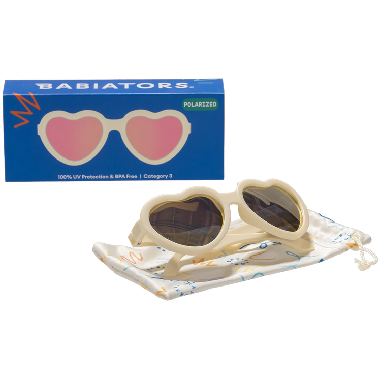 Babiators Polarized Hearts Sweet Cream