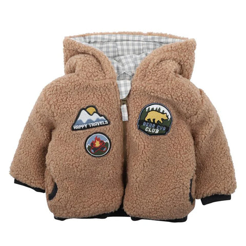 FOX & FINCH SHERPA CUB CLUB JACKET 3-7Y