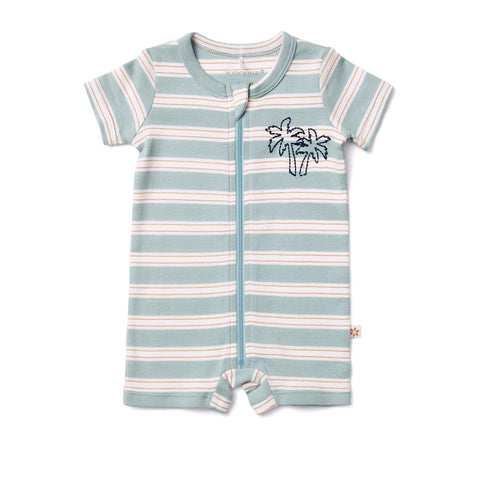 Marquise Endless Summer Striped Zip Romper