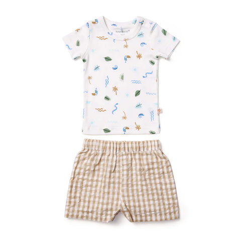 Marquise Endless Summer T-Shirt & Woven Shorts Set