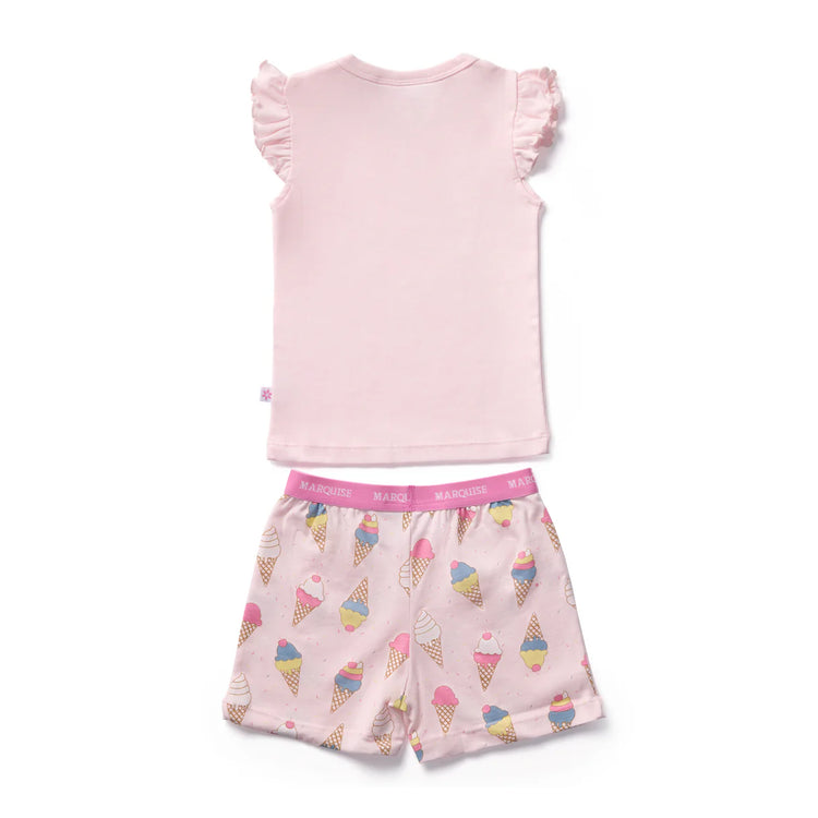 Marquise Ice Cream Frill Sleeve Pyjamas