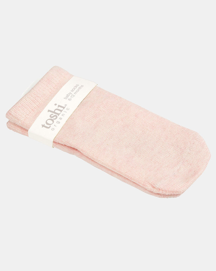 Toshi Organic Baby Socks Dreamtime/Peony (0-24M)