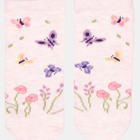 Toshi Organic Baby Socks Jacquard/Butterfly (0-24M)