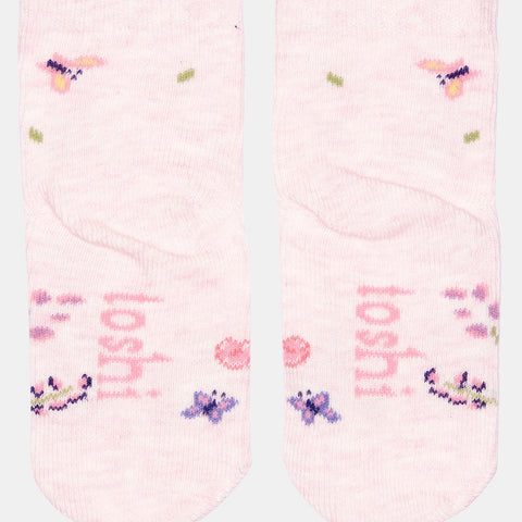 Toshi Organic Baby Socks Jacquard/Butterfly (0-24M)