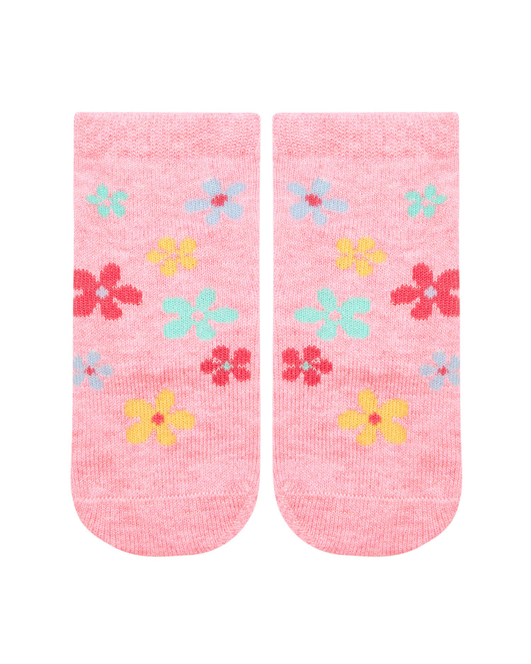 Toshi Organic Socks Ankle Jacquard- Dasiy