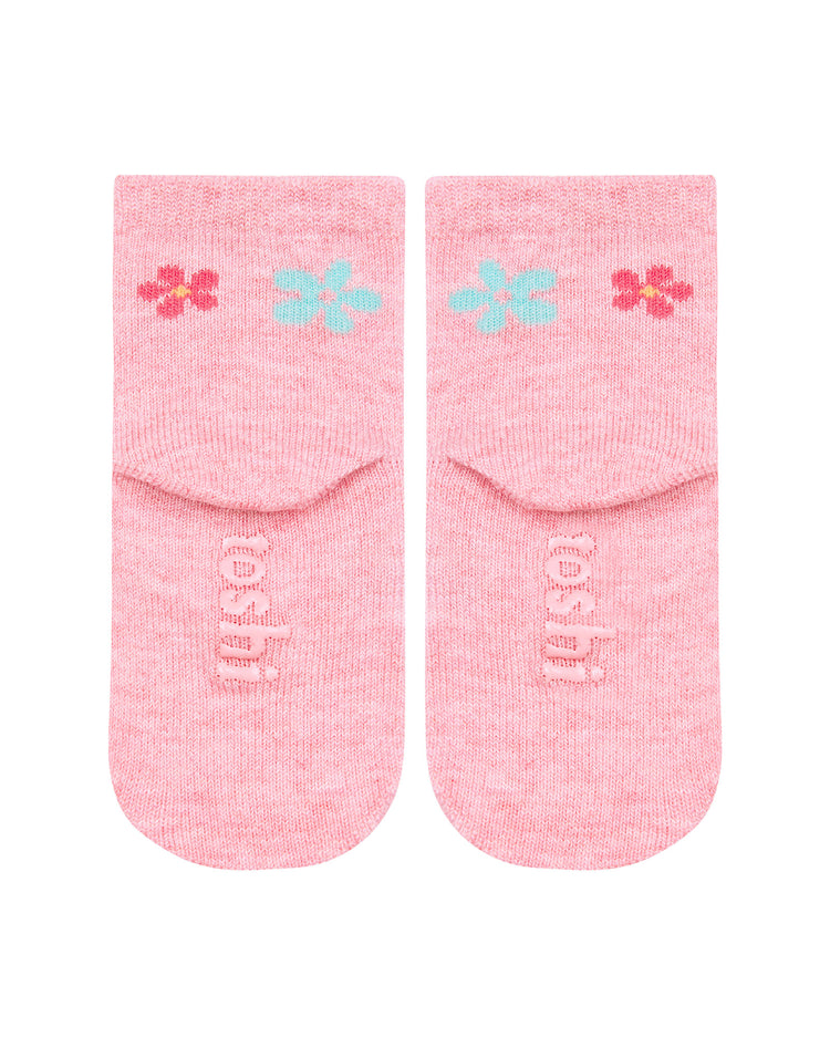 Toshi Organic Socks Ankle Jacquard- Dasiy