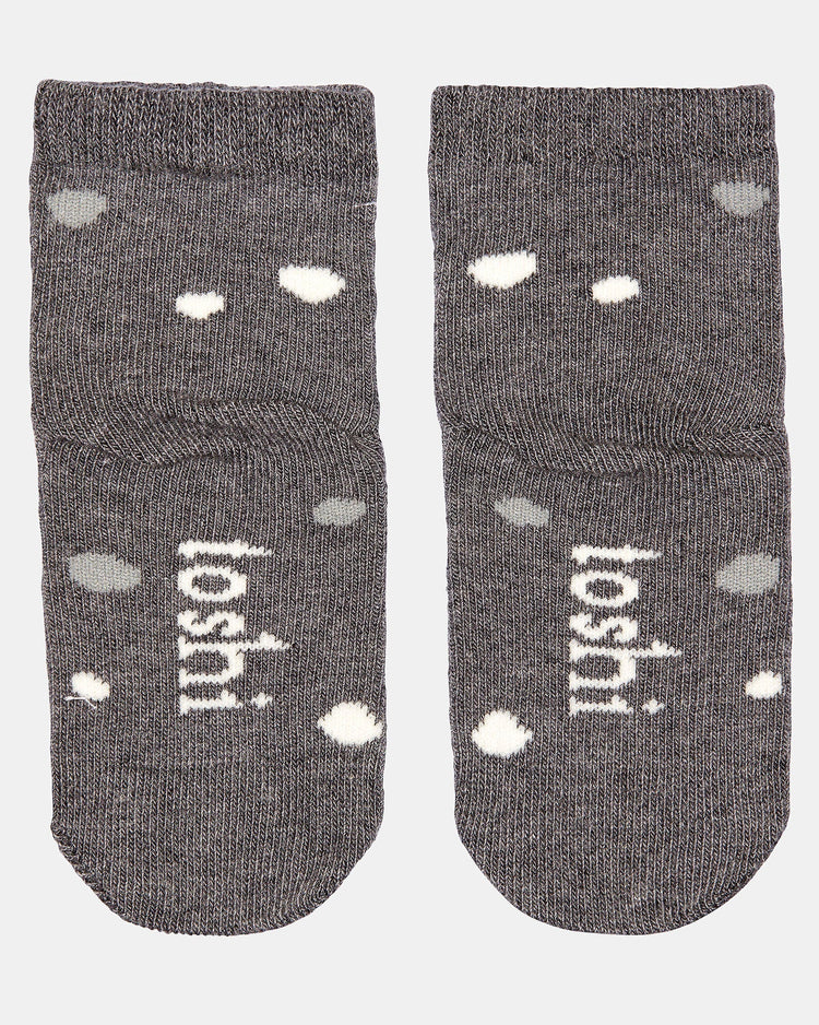 Toshi Organic Baby Socks  Jacquard/Giraffe  (0-24M)