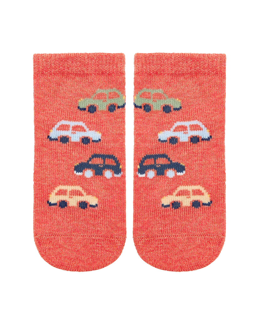 Toshi Organic Socks Ankle Jacquard- Racer