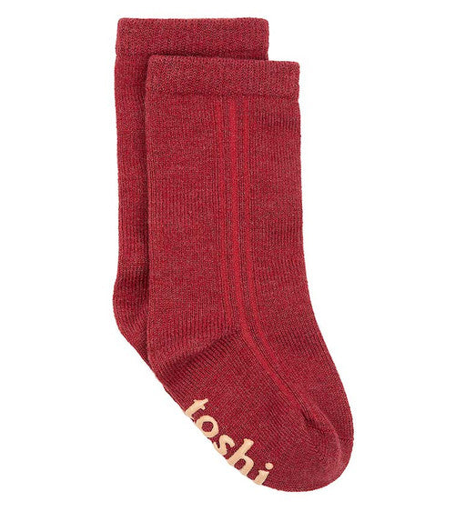 TOSHI Organic Socks Knee Dreamtime Rosewood