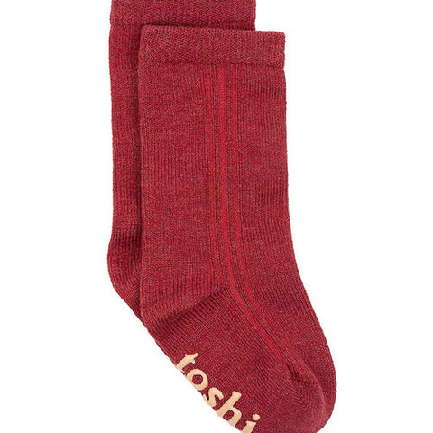 TOSHI Organic Socks Knee Dreamtime Rosewood