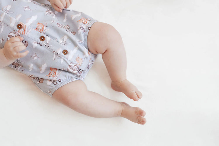 Aster&Oak FLYING FRIENDS BUBBLE ROMPER