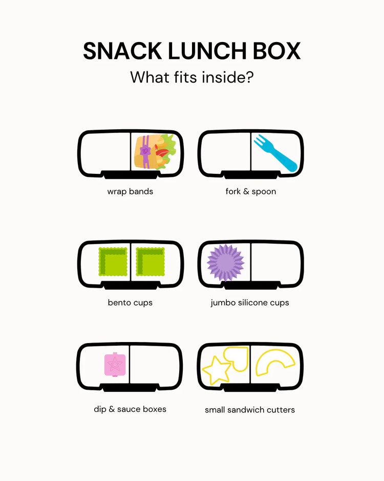 MontiiCo Snack Lunch Box - Lilac