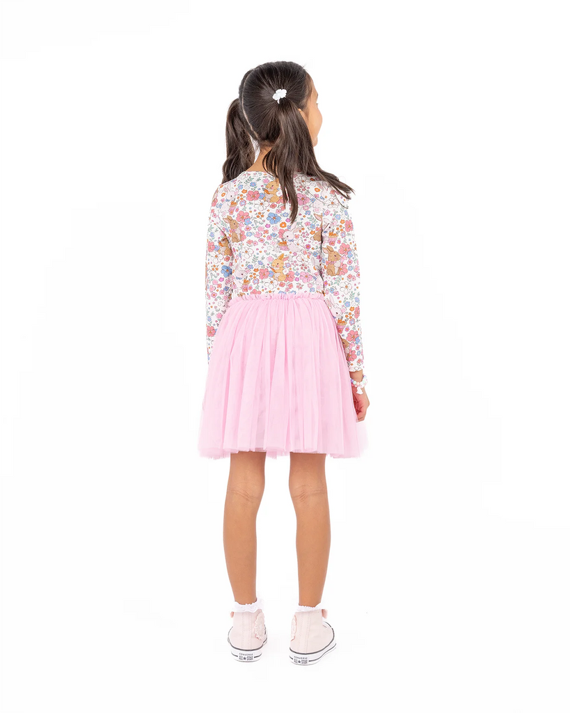 Rock Your Baby DITSY BUNNY LONG SLEEVE CIRCUS DRESS