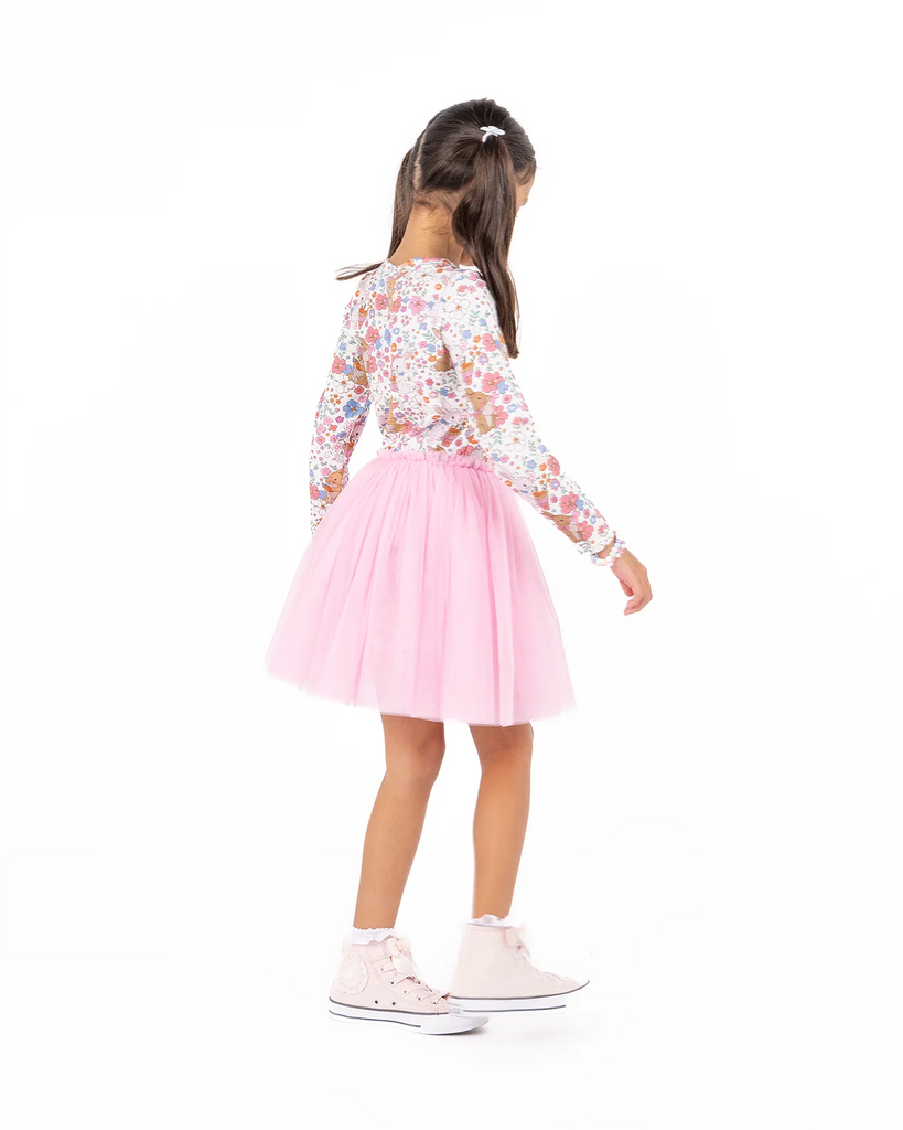 Rock Your Baby DITSY BUNNY LONG SLEEVE CIRCUS DRESS
