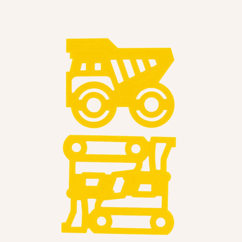 Lunch Punch Sandwich Cutters - Construction