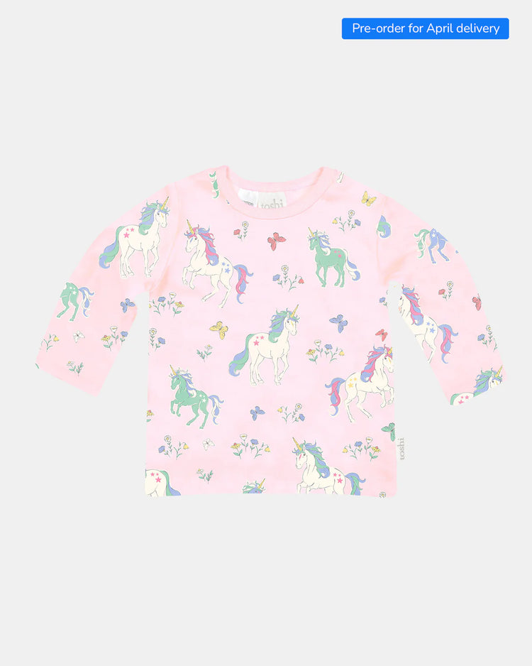 Toshi Baby Tee L/S Classic-Unicorn