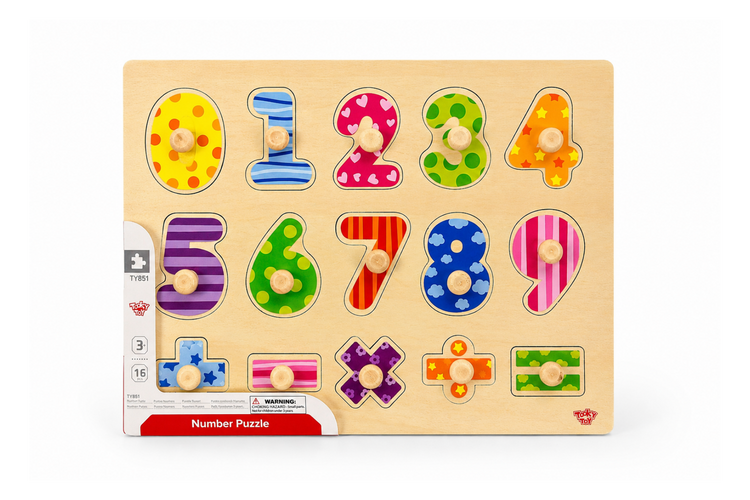 NUMBERS MATHS PEG PUZZLE