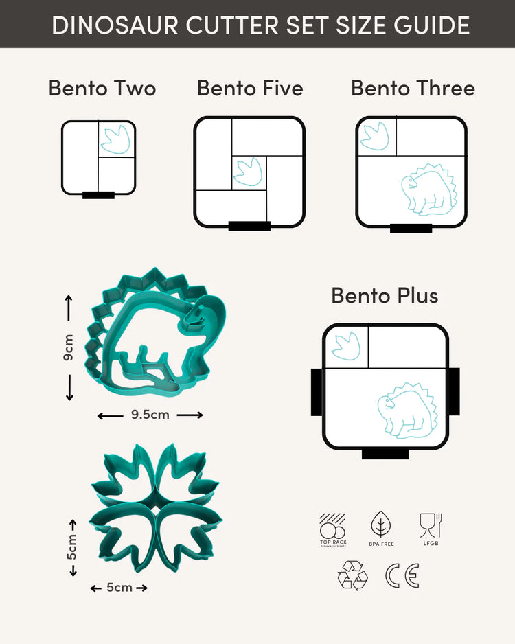 Lunch Punch Sandwich Cutters - Dinosaur
