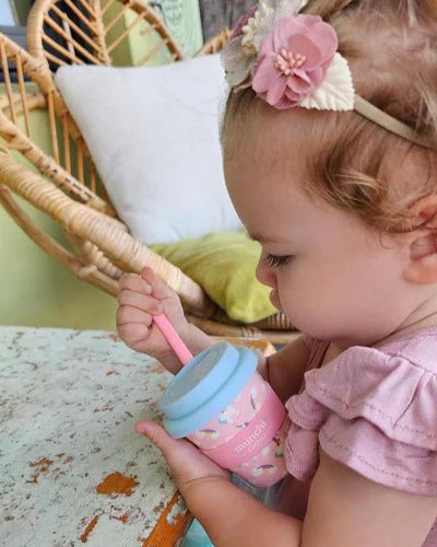 Munchi Chino Unicorn Babychino Cup - Straw Included