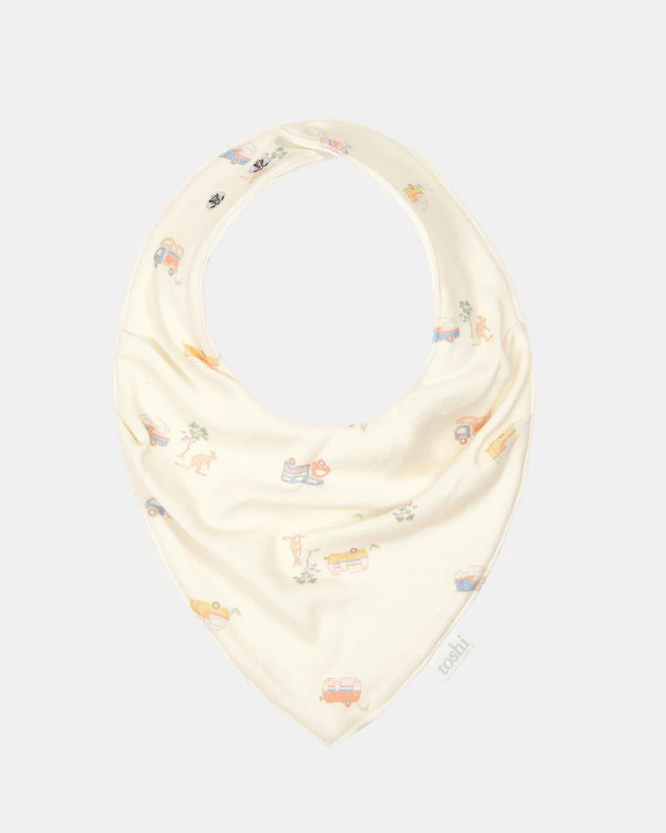 Toshi Baby Bib Bandana Classic- Road Trip Feather