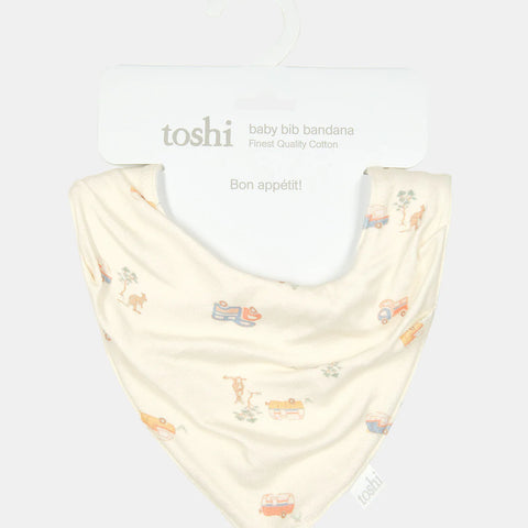 Toshi Baby Bib Bandana Classic- Road Trip Feather