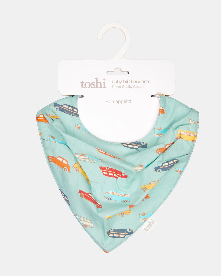 Toshi Baby Bib Bandana Athena - Wagon Wheels