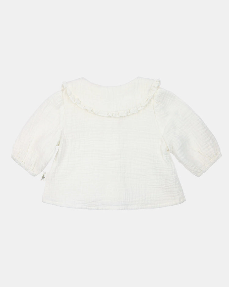 Toshi Baby Blouse Peter Pan Cream