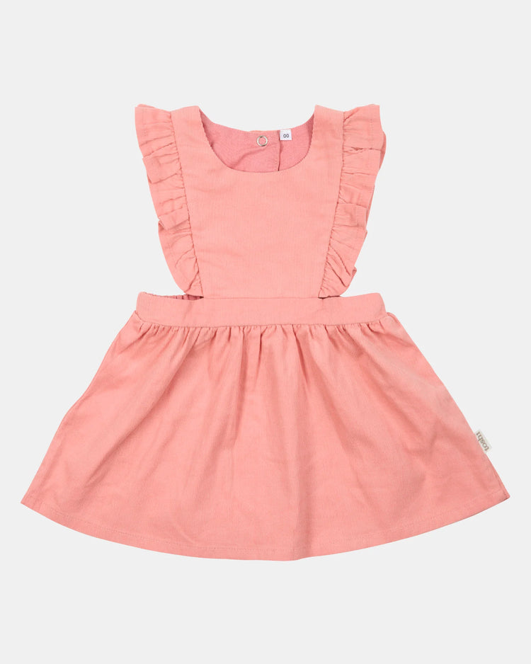 Toshi Baby Pinafore Corduroy Quincy Dusty Rose