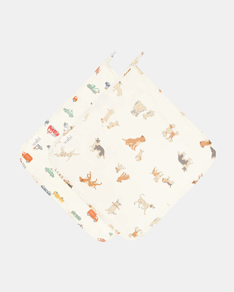 Toshi Baby Washcloth Muslin-2pcs