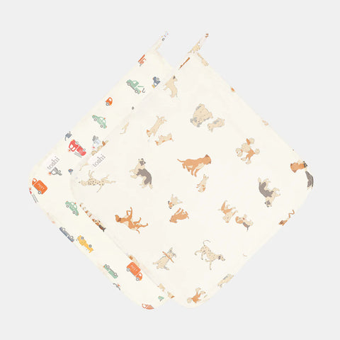 Toshi Baby Washcloth Muslin-2pcs