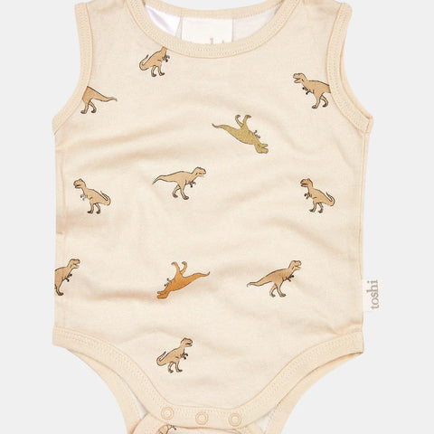 Toshi Onesie Singlet Classic Dinosauria