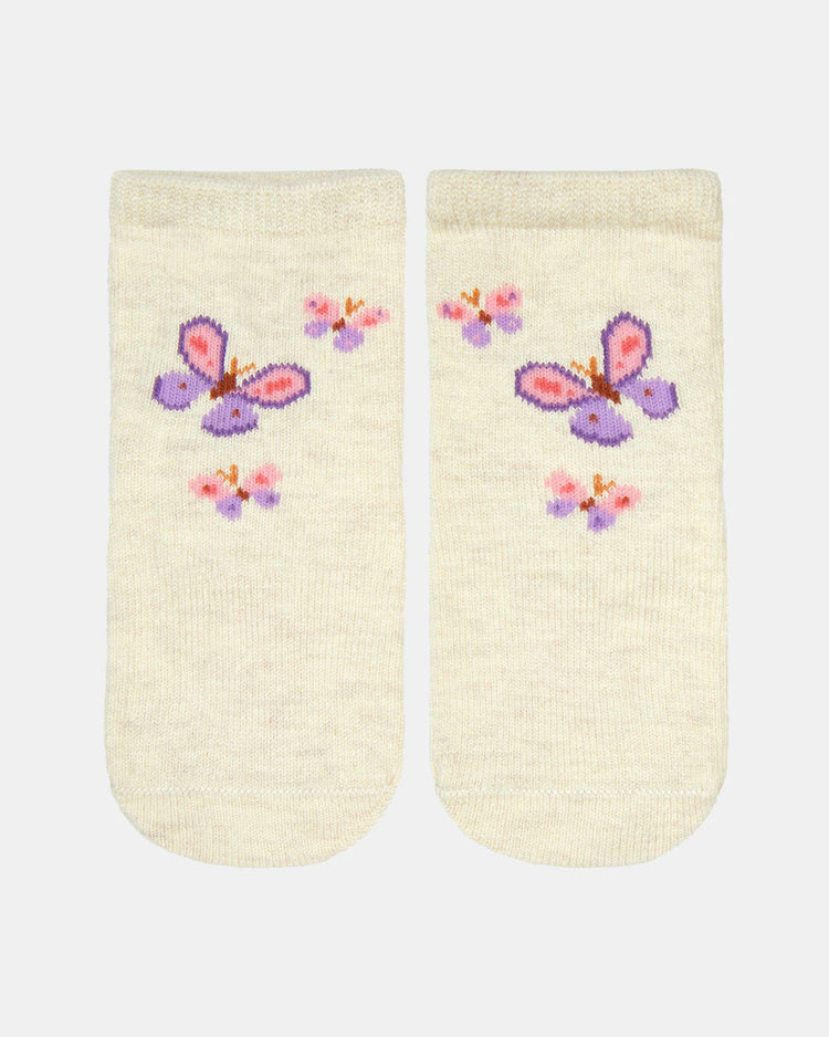 Toshi Organic Socks Jacquard- Butterfly Bliss