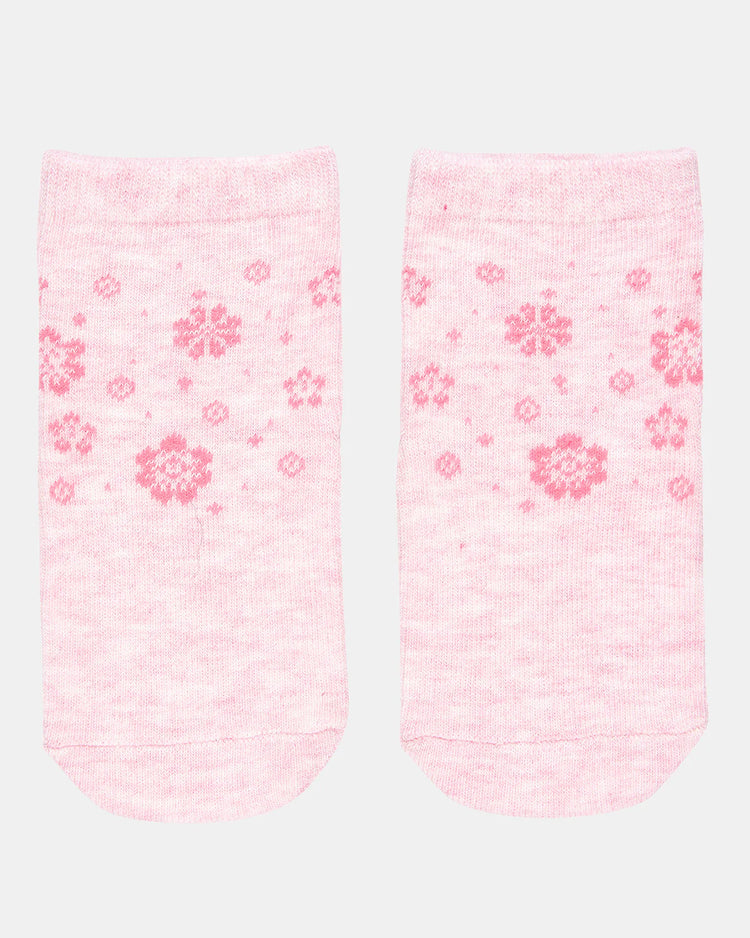Toshi Organic Socks Jacquard Fleur