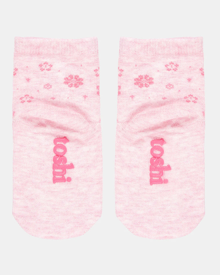 Toshi Organic Socks Jacquard Fleur