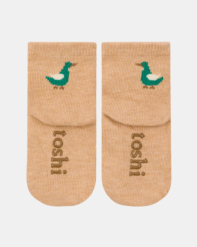 Toshi Organic Socks Ankle Jacquard Farm Buddies