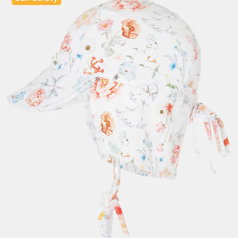 Toshi Swim Baby Flap Cap/Secret Garden Lilly